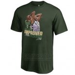 Camiseta Manga Corta Milwaukee Bucks Verde Giannis Antetokounmpo Most Improved Player